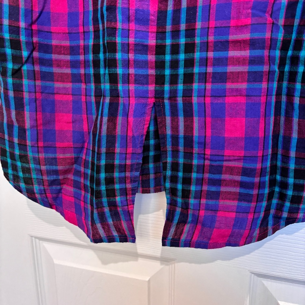Billy T plaid top - Picture 4 of 6
